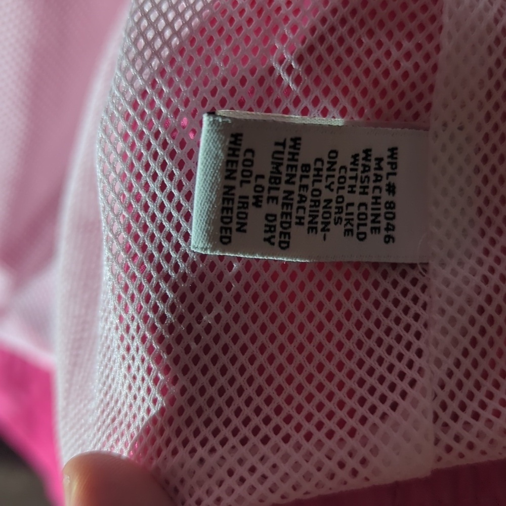 Style and Co pink rain coat, Size large - Picture 4 of 7